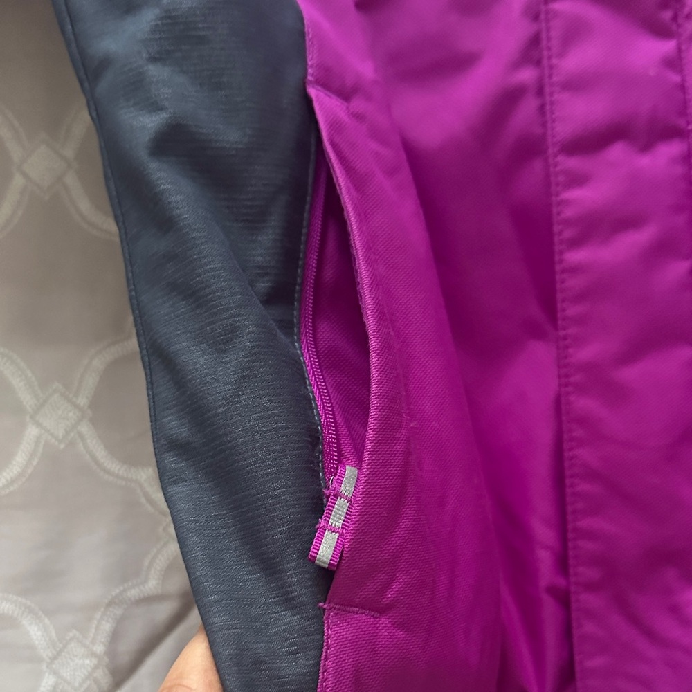 Columbia Kids' Fuchsia and Gray Jacket - Picture 3 of 9